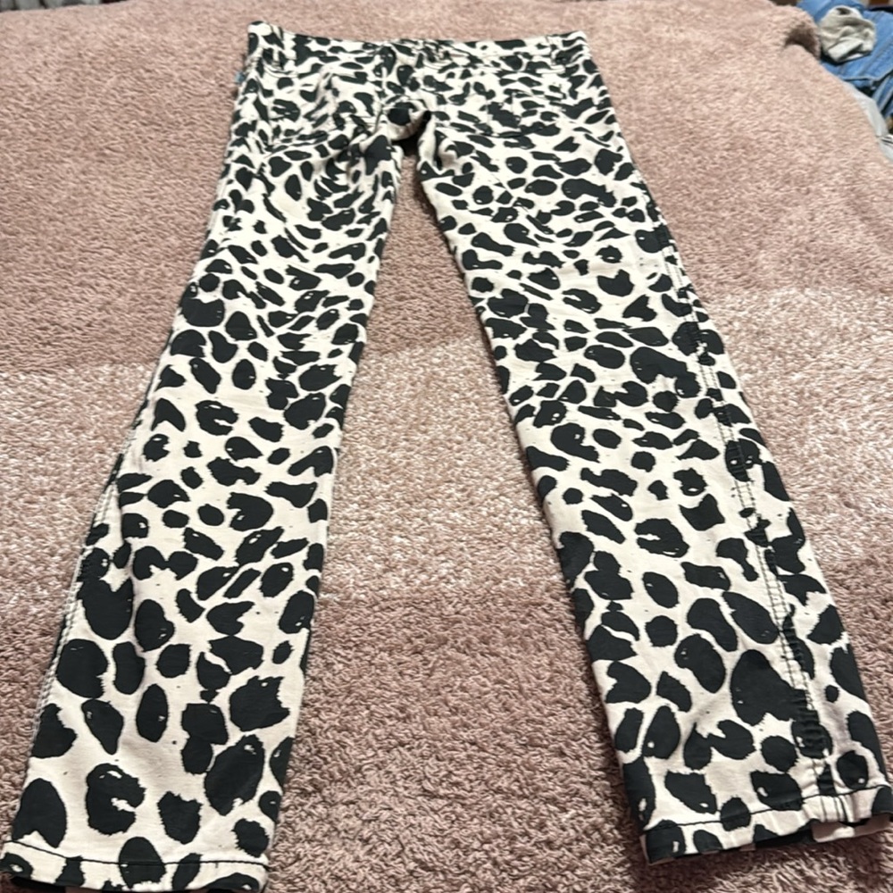 TRIPP PUNK EMO GOTH ROCKER PONY PRINTED JEANS PANTS HIPPIE TECHNO FANCY size 5 - Picture 6 of 6